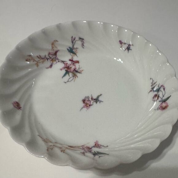 Haviland Co. Limoges 4 Scalloped Ruffled Ceramic Parisian Style Dishes 1880s - Picture 3 of 11